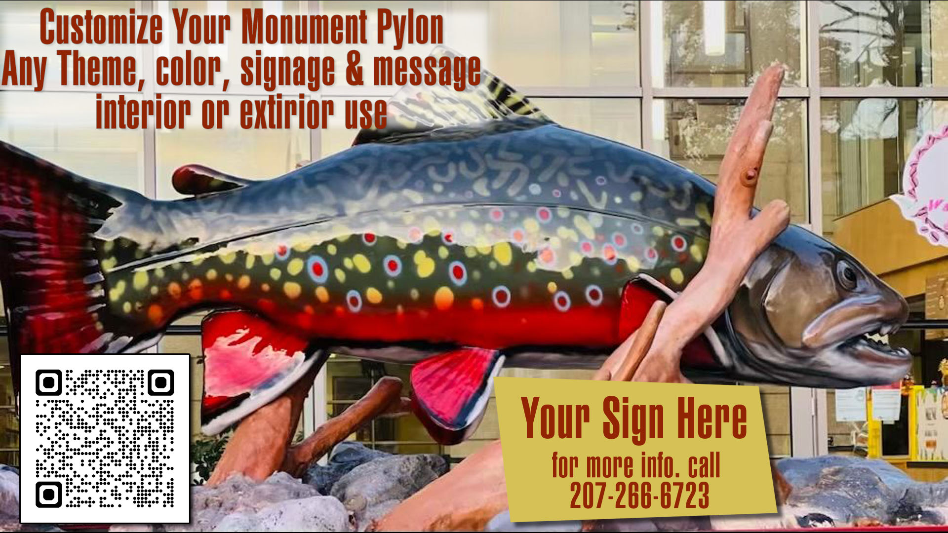 Custom Monument Pylon scluptures will make your location an iconic destination 6' and lager